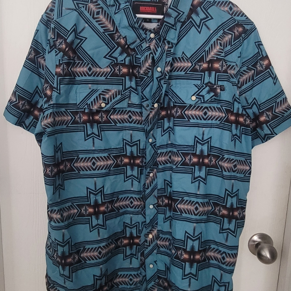 Mens Rock&Roll western shirt